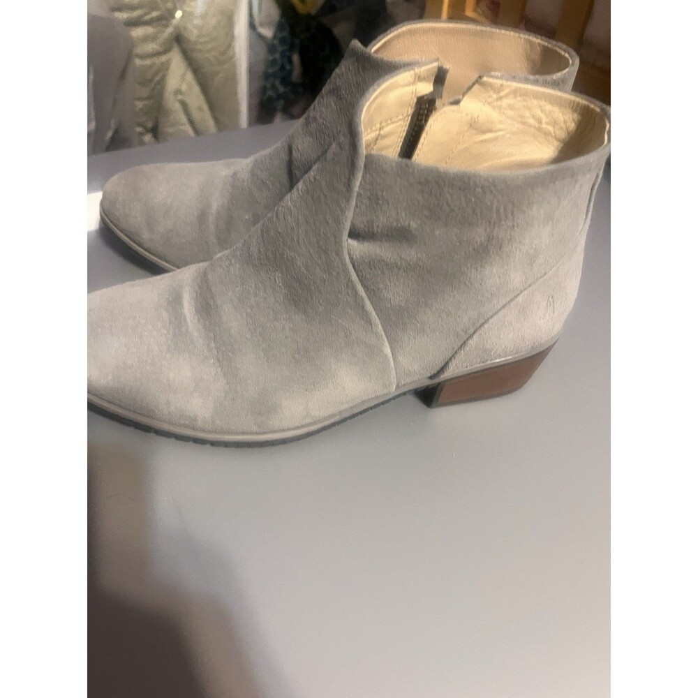 Hush Puppies Sienna Worryfree Suede Ankle Boots Women Size 8.5